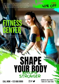 FITNESS A6 template