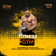 FITNESS Instagram Post template