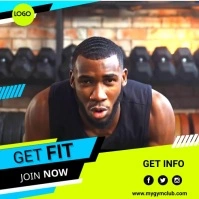 Fitness Instagram Plasing template
