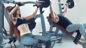 fitness exercise in jym video Miniature YouTube template