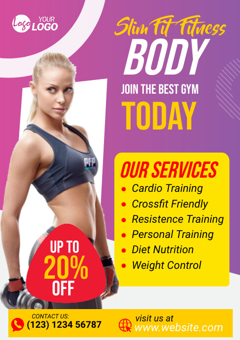 Exercise Form Poster Fitness exercise Template | PosterMyWall