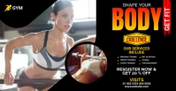 Fitness Facebook Event Cover Photo template