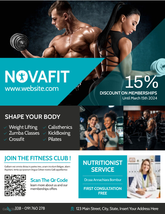 Exercise Advertisement Examples fitness flyer advertisement gym advertisement Template | PosterMyWall