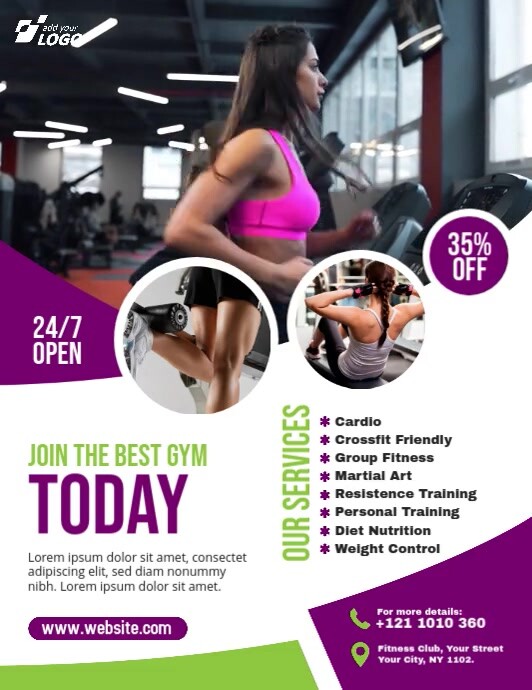 Customize 4 0 Fitness Poster Templates Postermywall