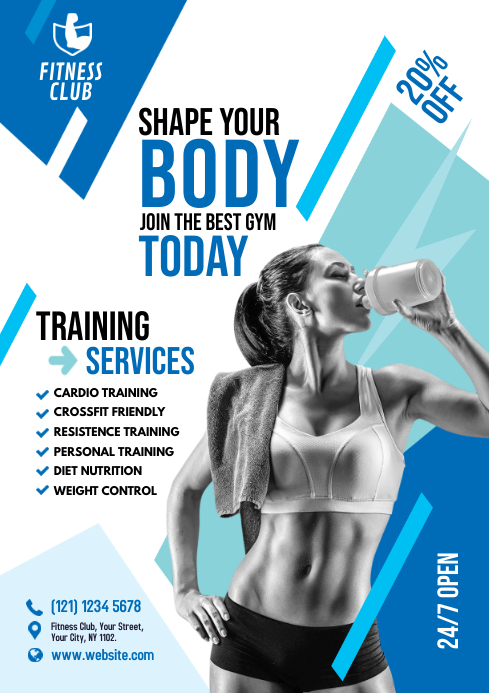Copy Of Fitness Flyer Postermywall