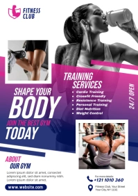 Fitness Flyer A4 template