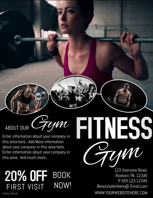 Fitness Vorlage Postermywall