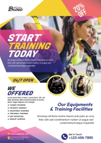 Fitness Flyer Template A4