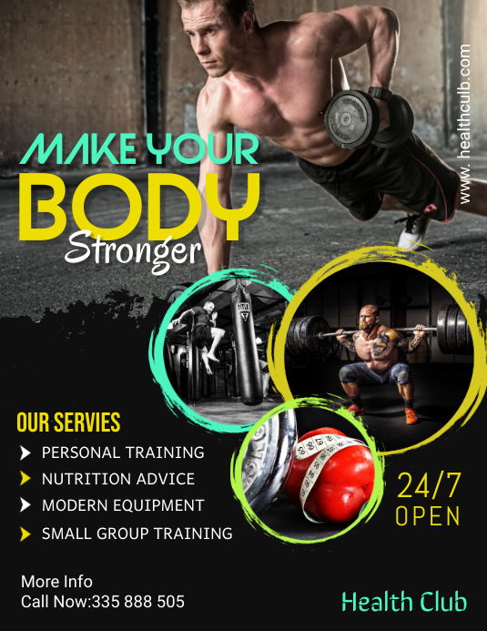 Fitness Flyer Template Postermywall