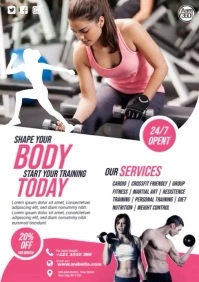 Fitness Flyer Template A4