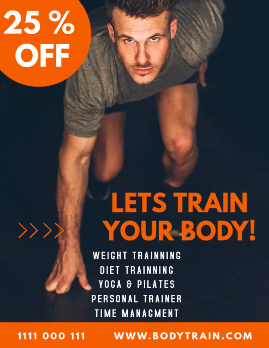 Fitness Flyer Vorlage Vorlage Postermywall