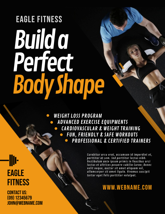 Fitness Flyer Template PosterMyWall