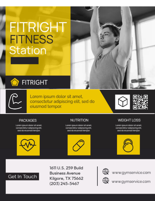 Fitness Flyers Template | PosterMyWall