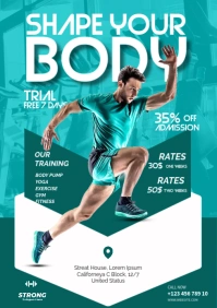 Fitness Flyers A2 template