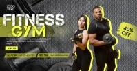 Fitness Gym 1 Okładka wydarzenia na Facebooku template