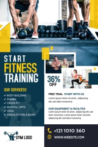 Fitness Gym Banner template