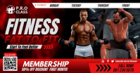 Fitness Gym Banner Facebook Shared Image template