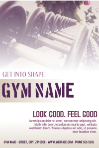 customizable design templates for fitness flyer template postermywall fall into fitness flyer