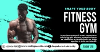 Fitness gym Copertina evento Facebook template