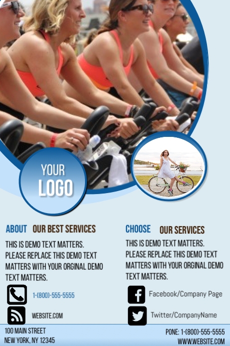 Copy Of Fitness Gym Flyer Postermywall