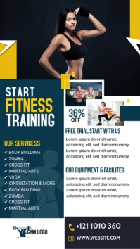 Fitness Gym Instagram Story template