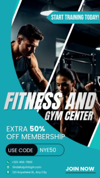 Fitness Gym Promo Reel template