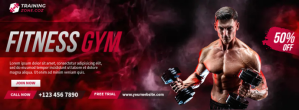 Fitness Gym Template Facebook-coverfoto