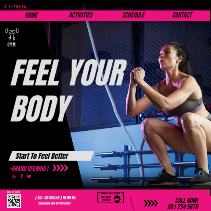 Fitness Gym Templates | PosterMyWall