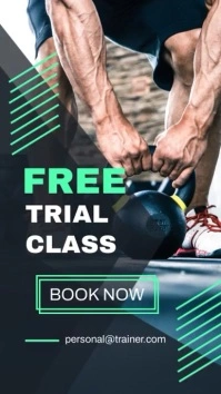 Fitness Instagram Story Instagram-verhaal template