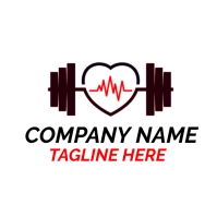 Gym Logo Fitness LOGO strong rhino doing exer Template | PosterMyWall