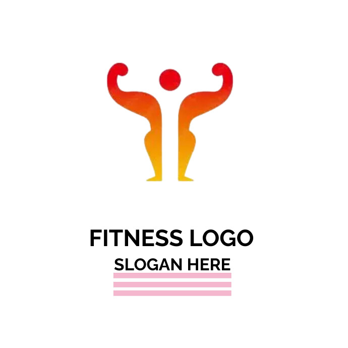 FITNESS LOGO โลโก้ template