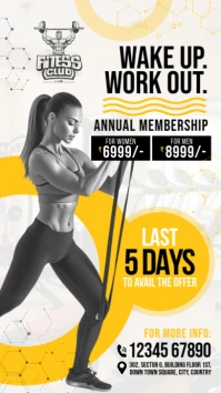 Fitness Membership Offer Template Instagram Story