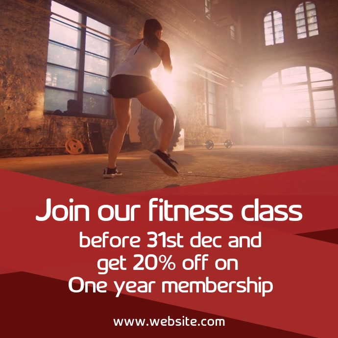 Copy of Fitness offers PosterMyWall