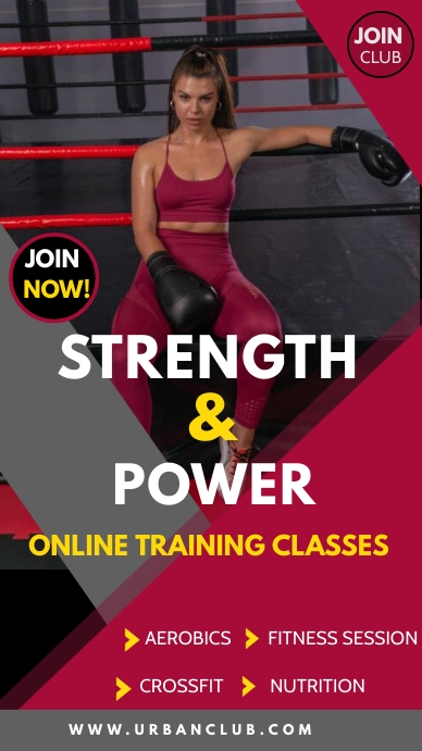 Copy of fitness poster design template | PosterMyWall
