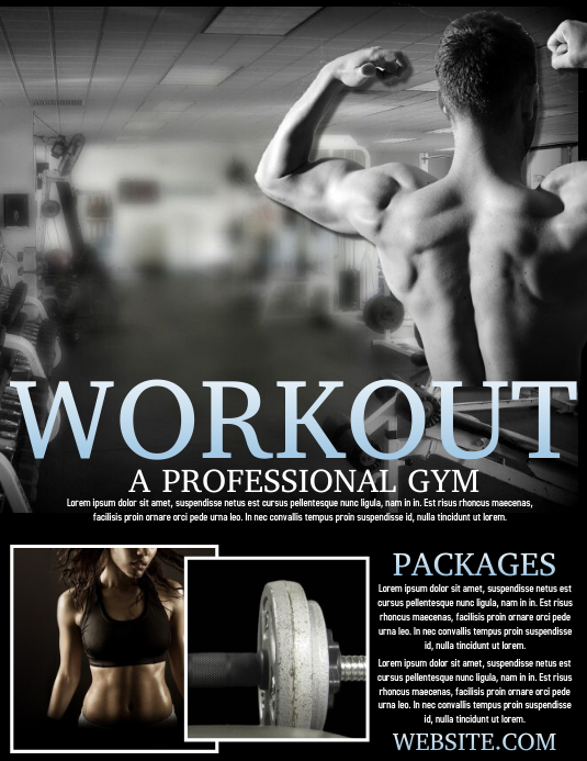 Fitness Template | PosterMyWall