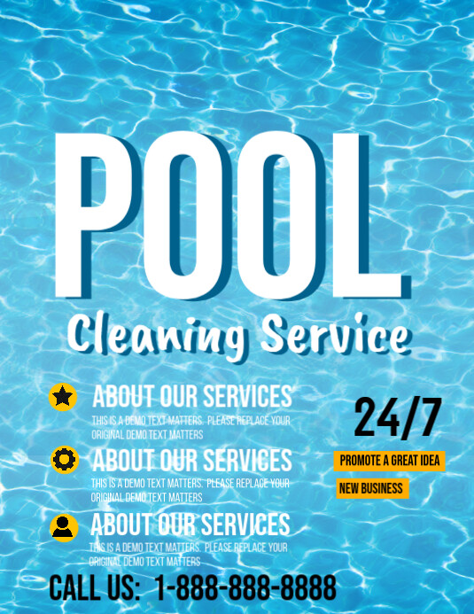 Pool cleaning Services | PosterMyWall