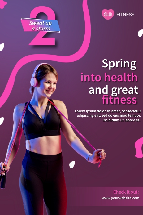 Fitness Posters Template | PosterMyWall
