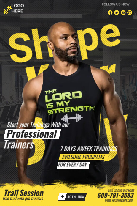 Fitness Program Template | PosterMyWall