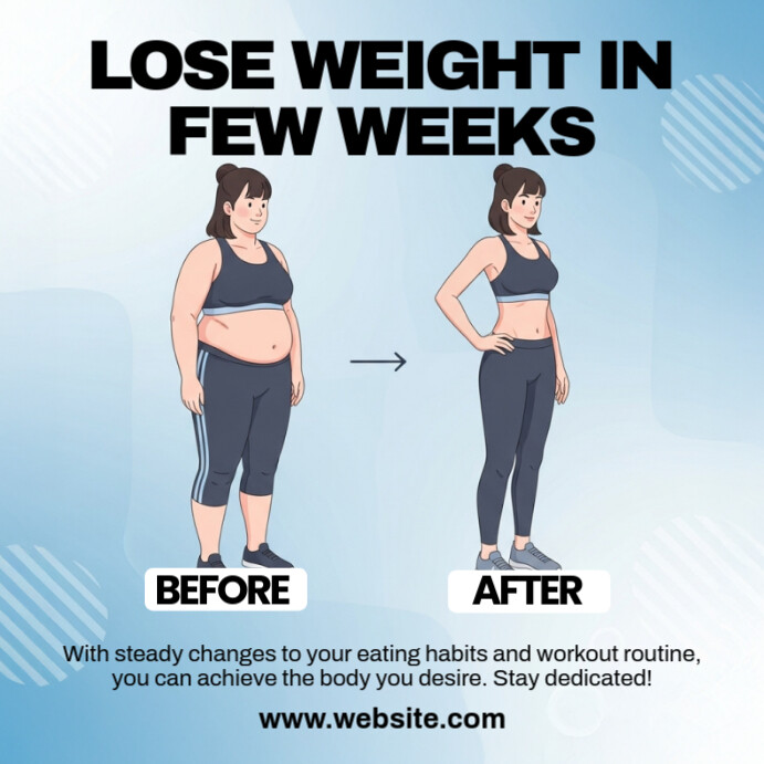 Fitness Progress Instagram 帖子 template
