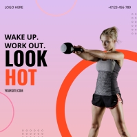 Fitness Promo For Instagram template