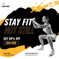 Fitness Template Post Instagram
