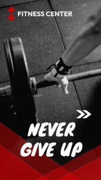 fitness template Instagram Story