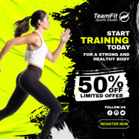 Body Training Ads Template | PosterMyWall