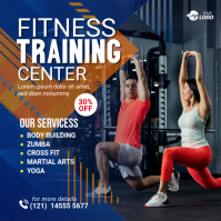 Fitness training center banner ad Template | PosterMyWall