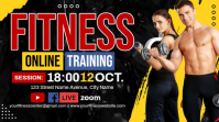 Fitness Training Session YouTube Thumbnail template