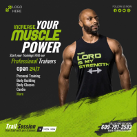 Fitness Coach Session Instagram Post template
