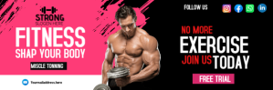 FITNESS TWITTER HEADER Twitter-header template