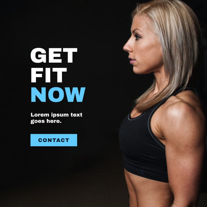 Fitness Workout/Crossfit Poster Template | PosterMyWall