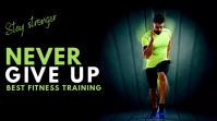 FITNESS YOUTUBE THUMBNAIL TEMPLATE