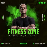 Fitness Zone Template Instagram na Post